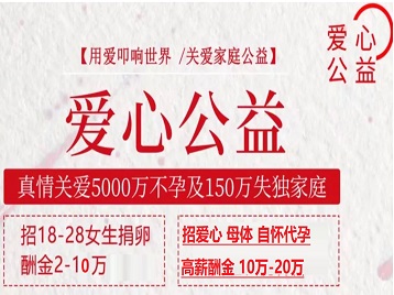环江捐卵助孕生子 爱心志愿者招募